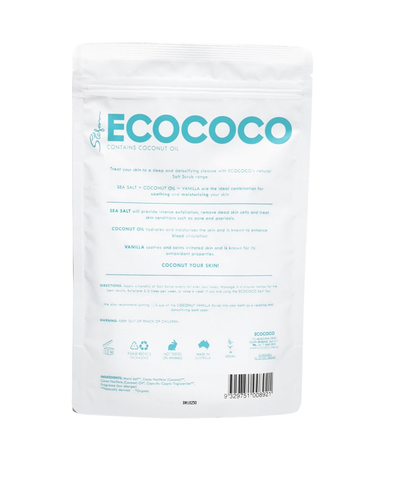 ECOCOCO Coconut + Vanilla Body Scrub