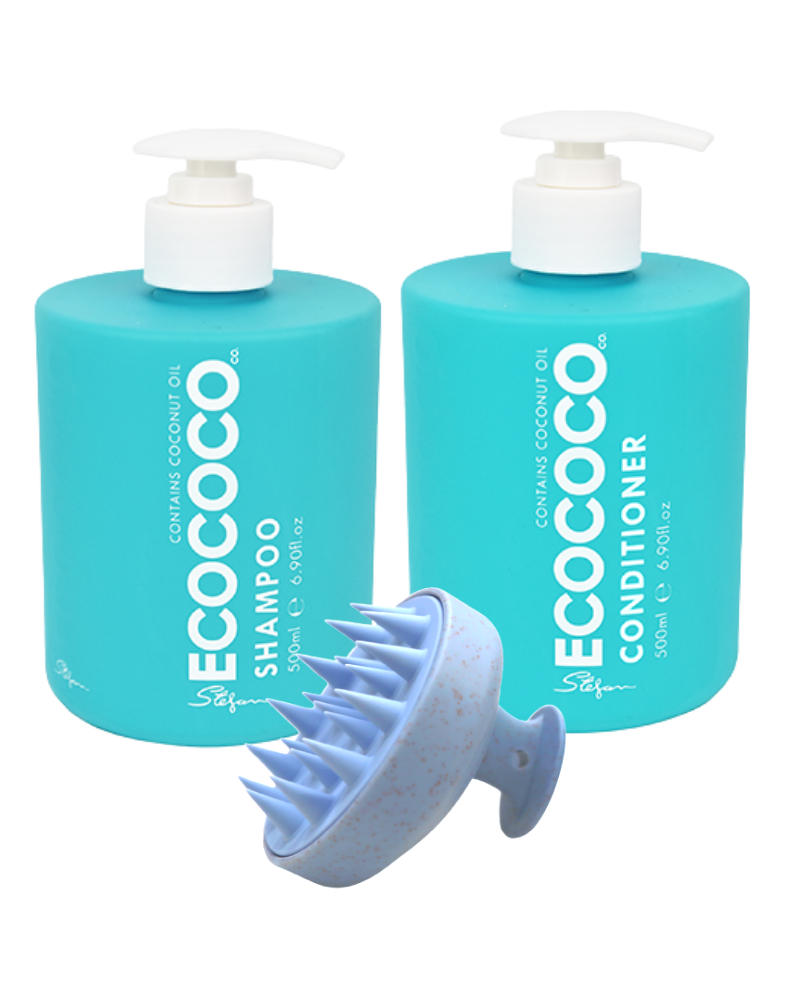 Ecococo Haircare Collection + Scalp Therapy Massager