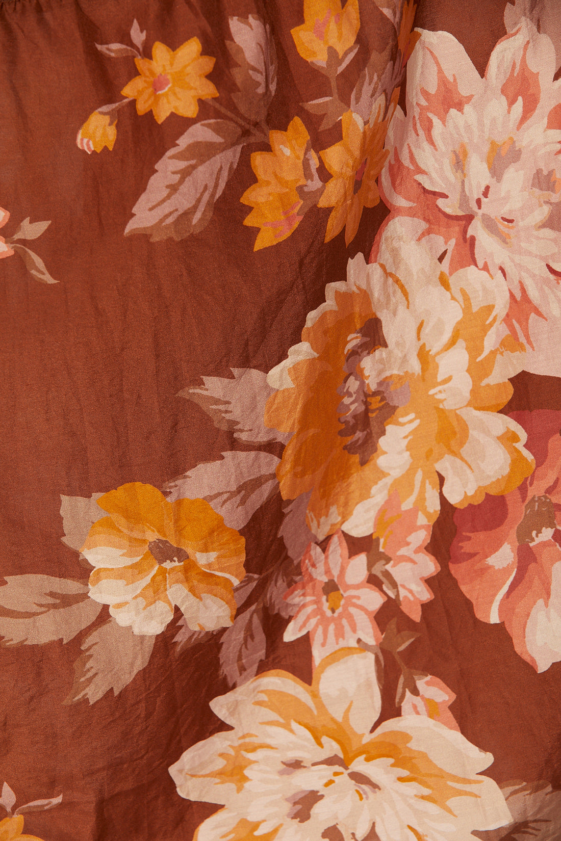 Dahlia Dress Brown Floral