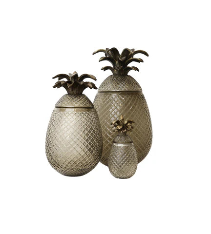 Cut Glass Pineapple Clear