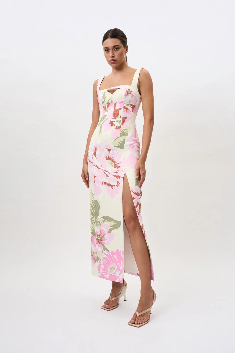 Eden Floral Dress Midi