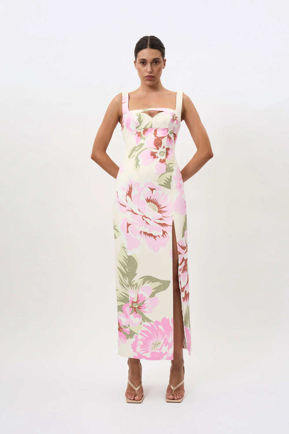 Eden Floral Dress Midi