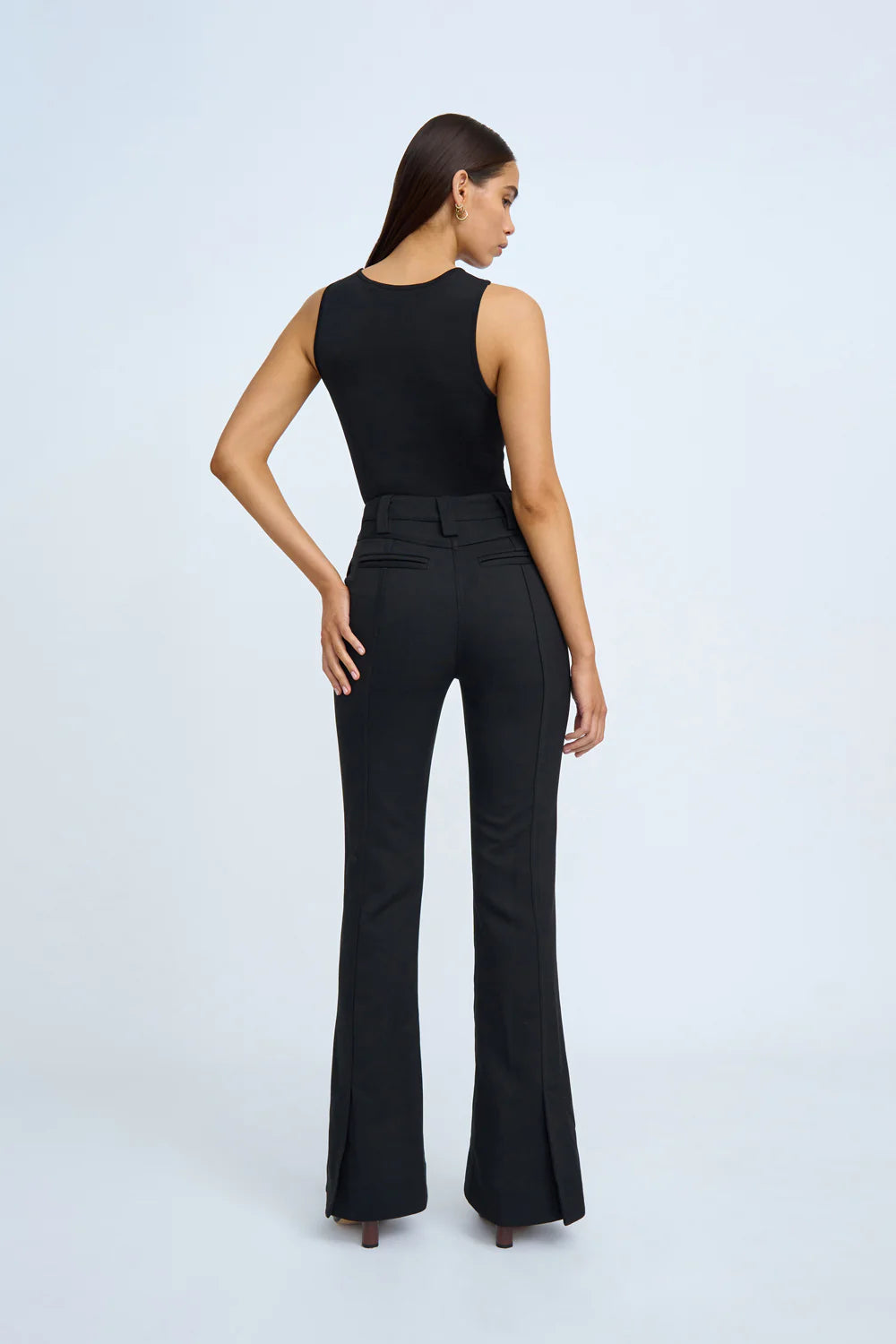 Luciana Flare Trouser Black