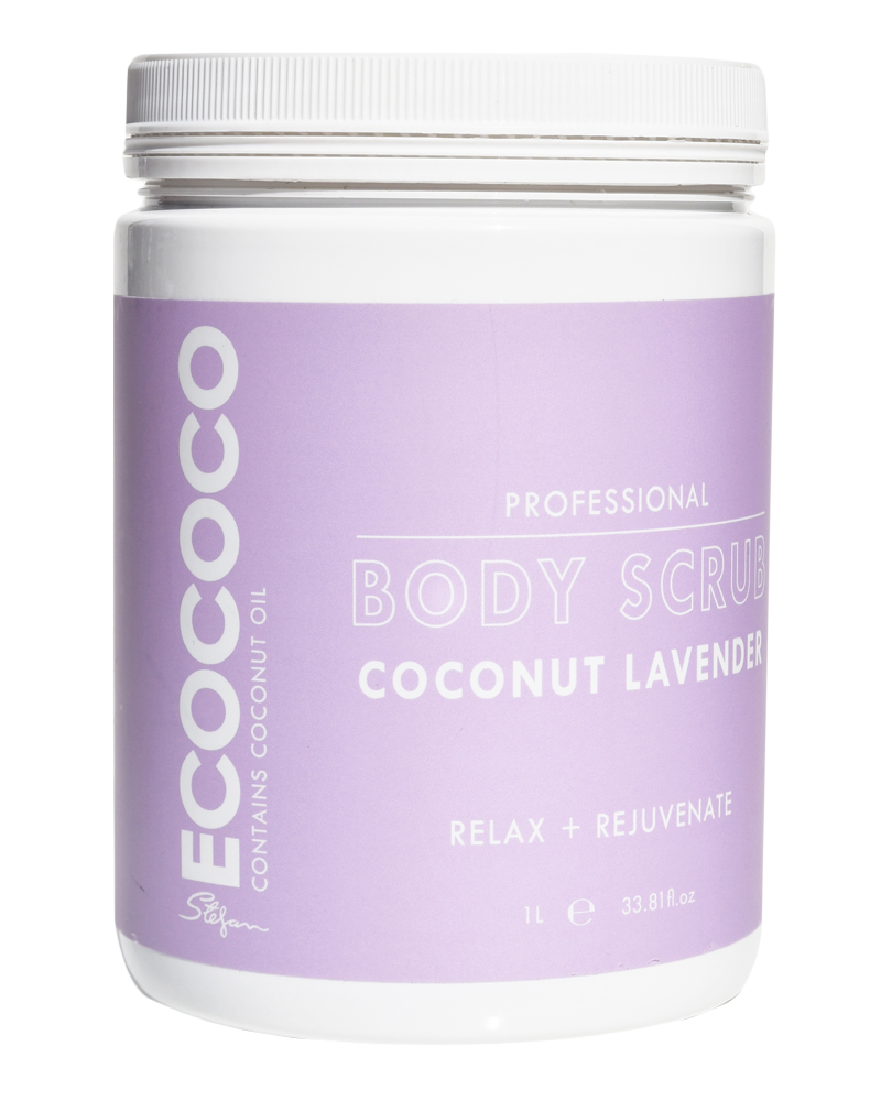 ECOCOCO Coconut + Lavender Body Scrub 1L