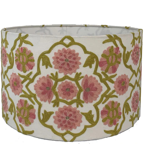 Suzani Pink Floral Lampshade