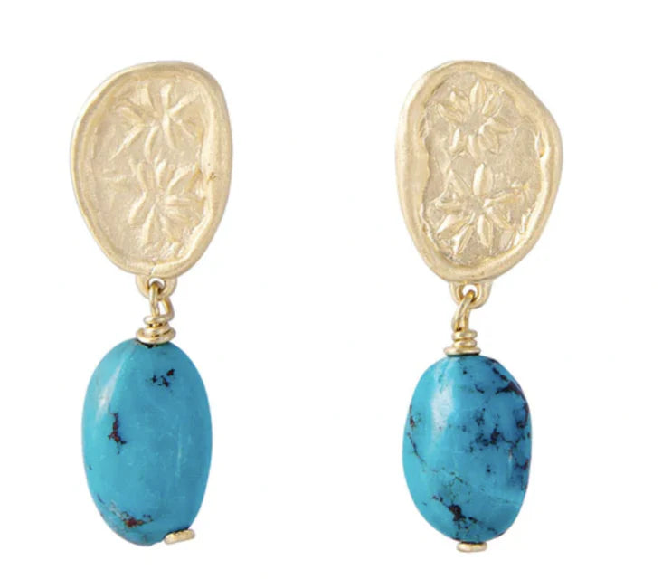 Aruba Turquoise Drop Earrings