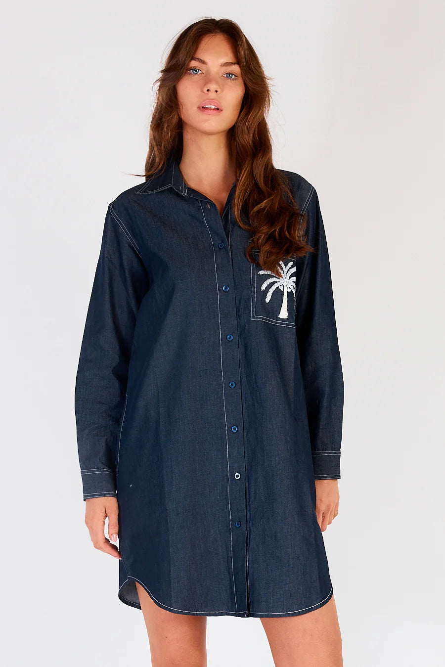 Marseille Shirt Dress Denim