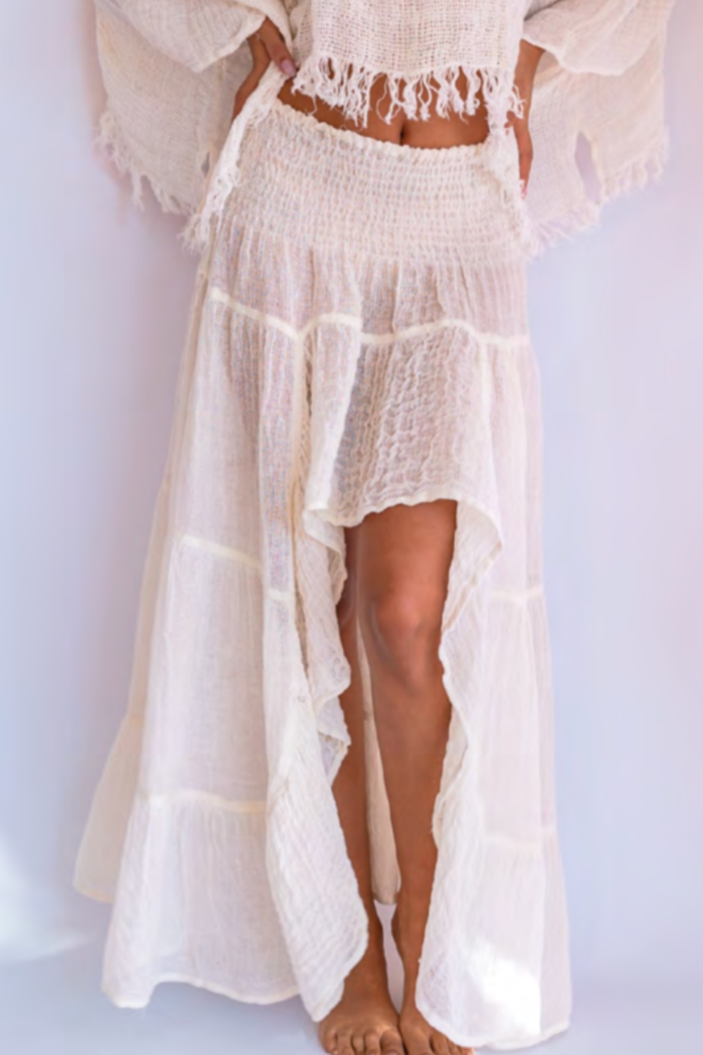 High low gypsy sales skirt