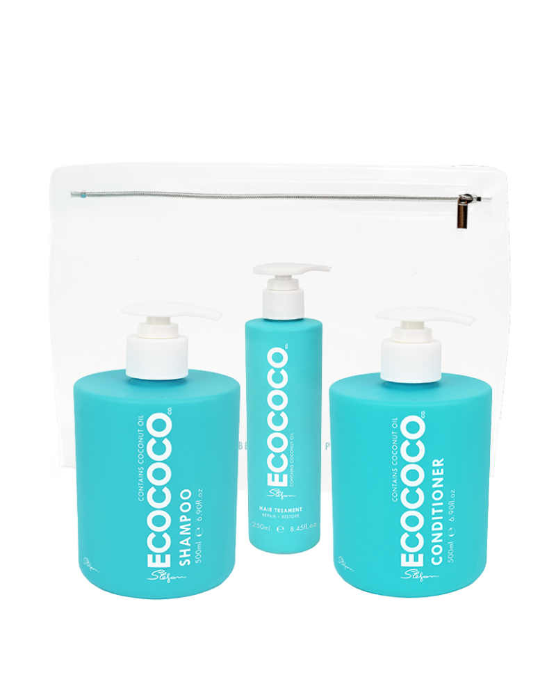 Ecococo Hair Collection + FREE Toiletry Bag